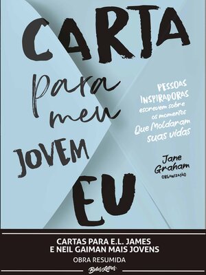 cover image of Cartas para E.L. James e Neil Gaiman mais jovens